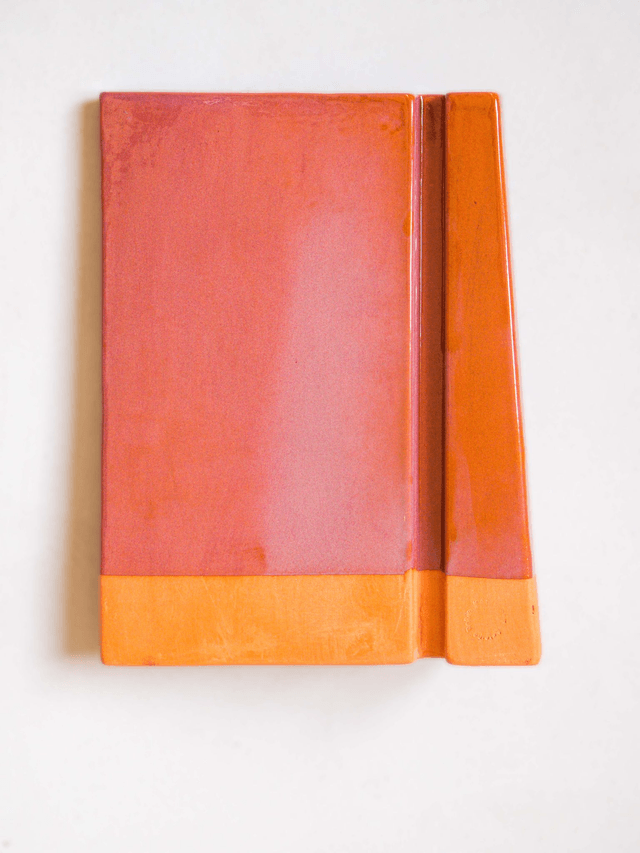 Vase Tuile 05 - Brun